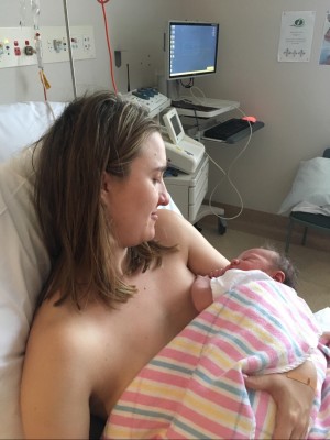 Mum Brittany and baby Samuel