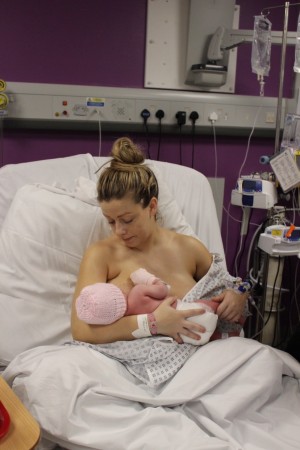 Megan and baby Felicity Wren