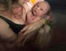 Mum Rebecca and baby Esther